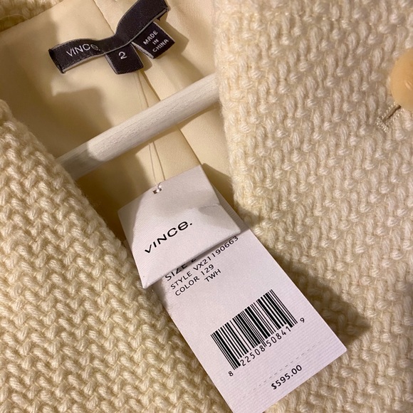 VINCE Wool-Boulce Blend Blazed Jacket - Picture 7 of 8